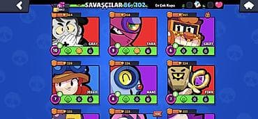 Brawl Stars hesabı (Supercell) – güclü və zəngin kolleks - Kupa: 31 — 6