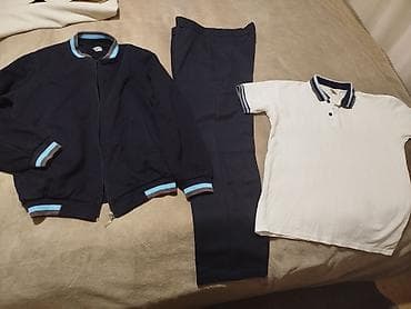 Праздничные костюмы: Məktəb formasının tam dəsti - Tərkib: tünd göy gödəkcə (fermuarlı) — 3