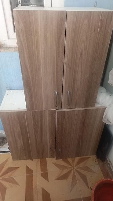 kamp stulu: Mətbəx üçün modul şkaf dəsti - Material: ağac naxışlı laminat/LDSP — 2