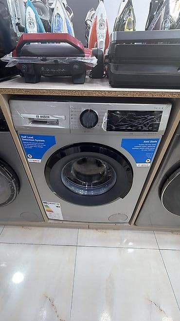 Bosch Serie 2 önyükləməli paltaryuyan maşın - Rəng: gümüş/inoх -