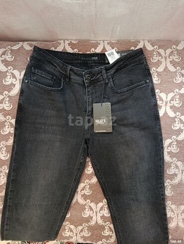 kişi ucun klassik qara kostyum: Cins şalvar — 2