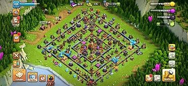 Clash of Clans hesabı – əsas kənd inkişaf etmiş, güclü ordu və