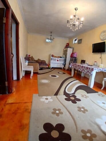 lalafo долгосрочная аренда квартир: 2 otaqlı mənzil/interyer təqdim olunur - Geniş zal: boyukdu - Döşəmə — 3