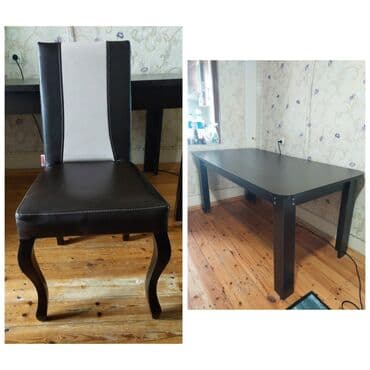 işlənmiş stol stul dəsti sumqayit: Masa desti 390azn. Orta böyük masa mdf materialda fabrik — 1