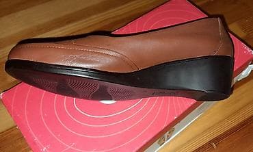 damaşnik ne demek: Tuflilər, Ölçü: 38, rəng - Qəhvəyi, Yeni — 4