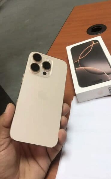 iphone 6 satiram tecili: IPhone 16 Pro, 256 ГБ, Золотой, Face ID — 1