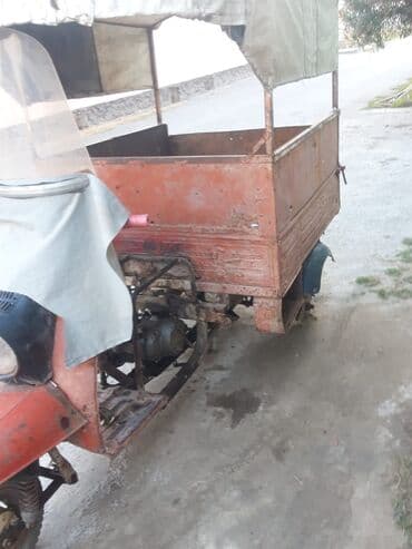 купить мопед бу: Sovet istehsalı yükdaşıma üçtəkərli moto-kolt (kabinalı karqo skuter) — 4