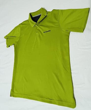 Polo köynəklər: Columbia kişi polo köynəyi - Rəng: parlaq yaşıl (lime green) - Model — 2