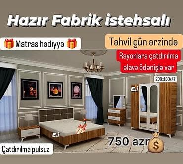 Yataq otağı dəsti rəng seçimi var — 1