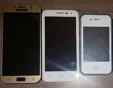 Satılır: müxtəlif markalı 3 ədəd mobil telefon dəsti Model və