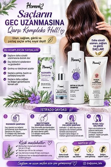 dt 3: Homm Life saç baxımı kompleksləri – fərqli ehtiyaclar üçün tamamlayıcı — 2