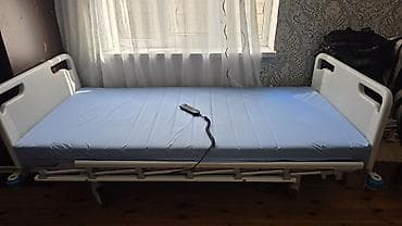 Tibbi çarpayılar: Elektrik tibb çarpayısı – tam funksional - 2 tərəfli plastik başlıq — 1