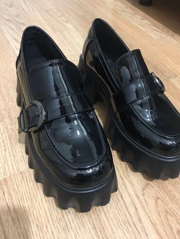 женские бордовые туфли: Туфли, Размер: 38, цвет - Черный, Новый — 1