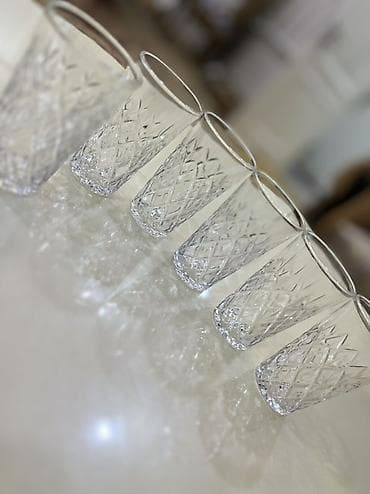 pendir qabi: Stəkanlar, Şüşə, 6 ədədli dəst — 3