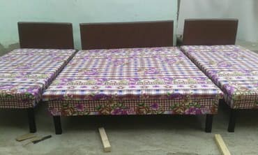 Sifarişlə rəflər: Carpayi bazali TEZE MOHKEM bir neferlik bazali 80m bazasiz 50m iki — 4