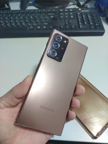 samsung a72: Samsung Galaxy Note 20 Ultra, 128 GB, rəng - Qızılı, Zəmanət — 1