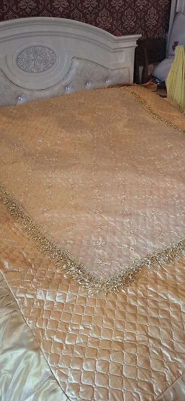 Покрывала: Для кровати Новый цвет - Золотой Покрывало — 2