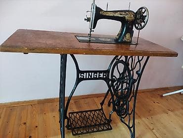 saat ev: Məhsul: Singer ayaqla işləyən tikiş maşını (mexaniki treadle — 3