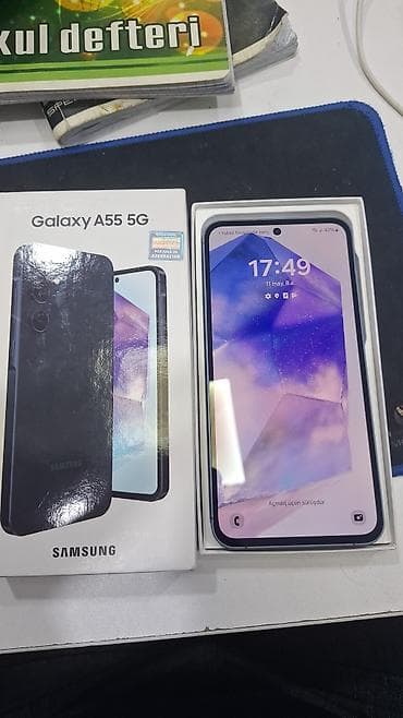 poco x3 ikinci el: Samsung Galaxy A55, 256 GB, rəng - Göy, İki sim kartlı — 3