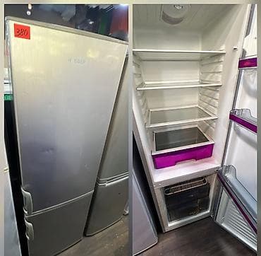 Soyuducu Paltaryuyan televizor vitrinlerin satış mərkəzi: 2 qapılı Soyuducu Satılır, rəng - Gümüşü