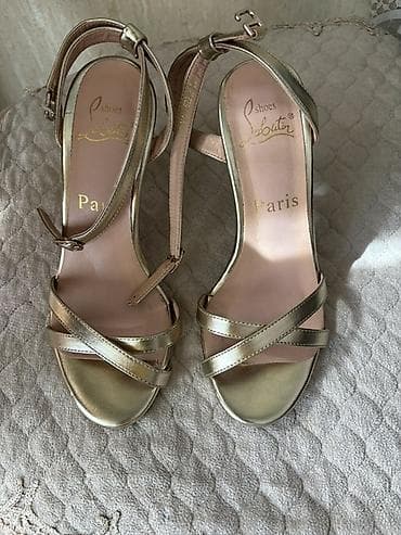 Кроссовки и спортивная обувь: Размер: 35, цвет - Золотой, Б/у — 1