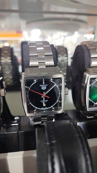 TAG Heuer Monaco avtomatik kişi saatları - Korpus: kvadrat formada — 2