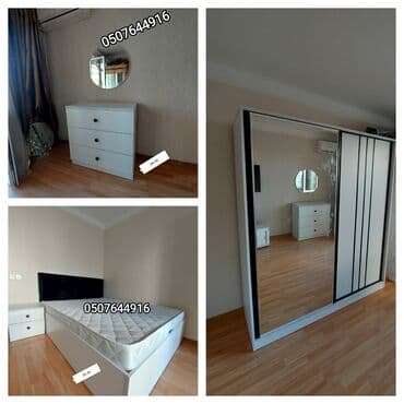 Sifarişle yataq mebeli, yataq desti, çarpayi, taxt, dolap, şfoner