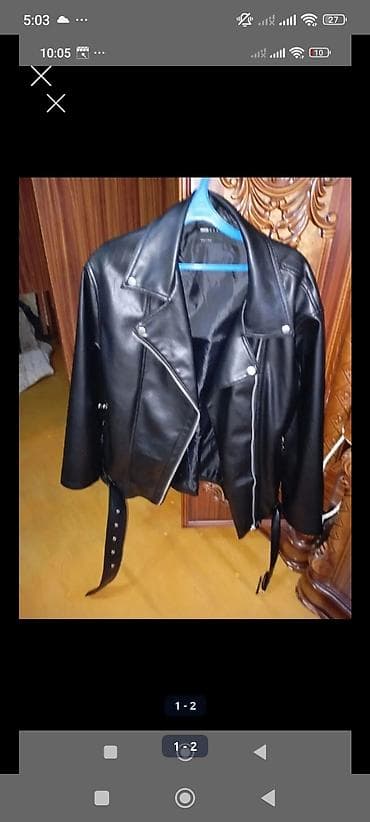 Ətəklər: Dəri kurtka, Asos, M — 1