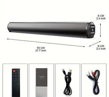 bluetooth aux: Yeni Kolonka, Növ - Saundbar, rəng - Qara — 2