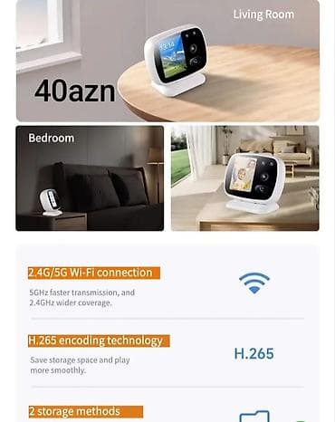 rayonlarda simsiz internet: Ağıllı təhlükəsizlik həlləri paketi 1) Smart Doorbell Camera – 35 AZN — 9