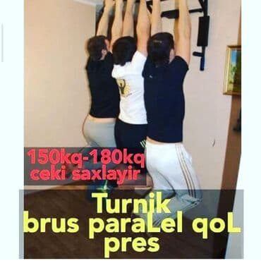 trenajor tutacaqları: ️3ü-1de turnik 40AZN ucuz və keyfiyyətli ☑️Çatdırılma,quraşdirilma — 2