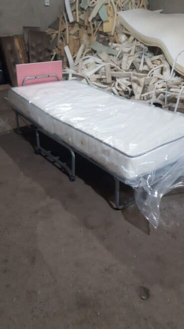 купить раскладушку в баку: Новый, Раскладушка с матрасом — 9