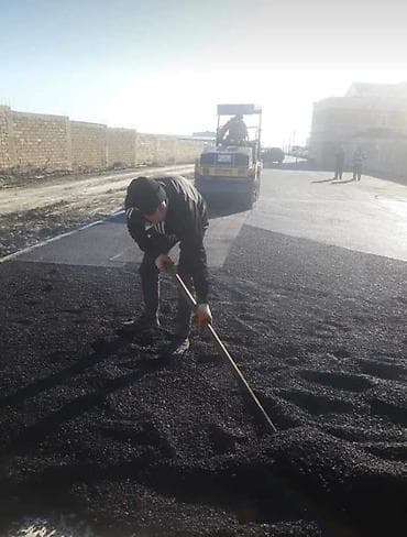 təcili santexnik ustasi: Asfalt islərinin görülməsi mehelle daxili yollar küçələr bina saheleri — 4