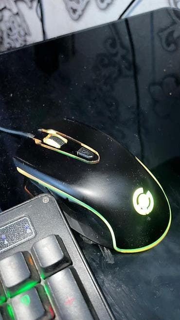 kablolar: RGB işıqlı oyun klaviaturası + simli oyun siçanı dəsti Dəst gündəlik — 3