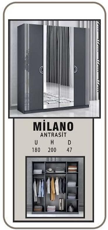 woodpecker mebel: Milano garderob – şık və funksional geyim dolabı. Fabrik istehsalı — 3