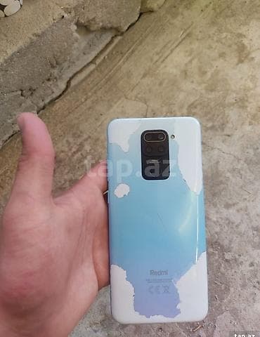 Redmi Note 9, 64 ГБ, цвет - Синий, Отпечаток пальца — 3