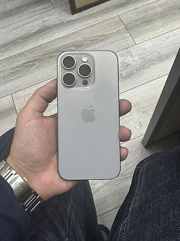 apple 14 pro max ikinci el: IPhone 15 Pro, 128 GB, Natural Titanium, Sənədlərlə — 1