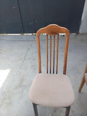 metbex stol stul: Mətbəx üçün, Qatlanmayan, rəng - Bej Stul — 2