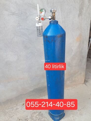 Tibbi Oksigen Balonu 40 litirlik Reduktorla birlikdə İçi dolu lalafo.az -da Tibbi Oksigen Balonu 40 litirlik Reduktorla birlikdə İçi dolu