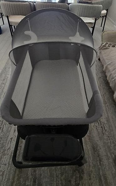 intex matras: Oğlan və qız üçün, İşlənmiş, Dördbucaq, Beşik, Matras ilə, Yellənmə mexanizmsiz — 5