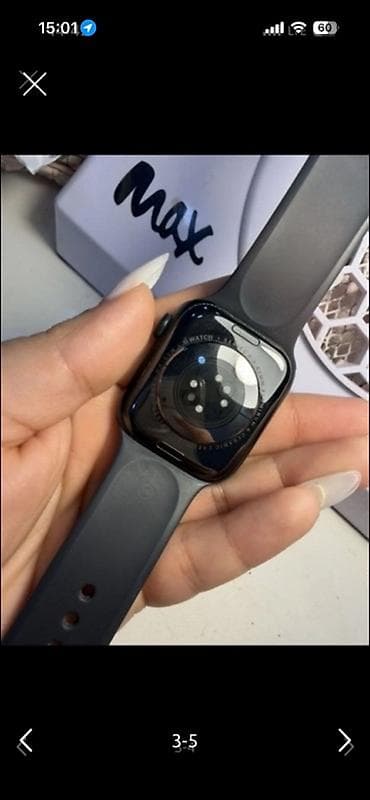 Smart saat, Sensor ekran, rəng - Qara