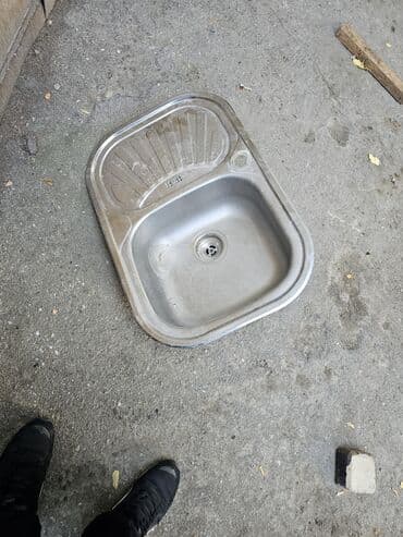 dəmir truba: İşlənmiş Mətbəx çanağı, Şkafsız, Dəmir, Ünvandan götürmə — 1