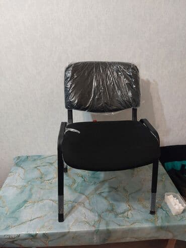 ağ qara şəkillər çəkmək: Ofis/konfrans stulu – klassik model - Rəng: qara - Oturacaq və bel — 3