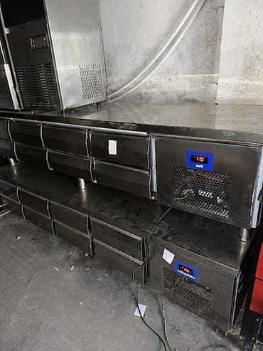 Sənaye tipli soyuducu iş masası – çekmecəli model - Brend: Ozti /