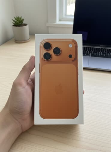 IPhone 17 Pro, 256 GB, Narıncı, Zəmanət, Barmaq izi, Simsiz şarj
