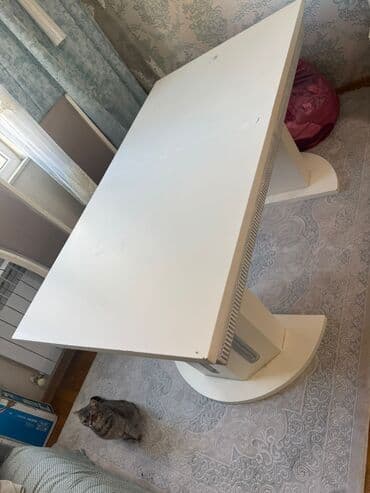 стол для переговоров овальный: Гостиный стол, MDF, Прямоугольный стол — 1