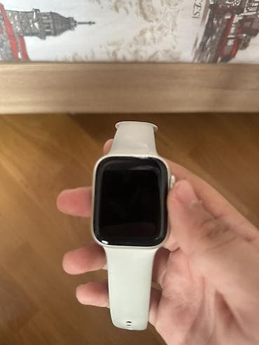 Apple 9 45 mm 98 pildir karobkasi adapteri herseyi var 64gb yaddasi