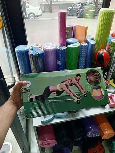 Başqa məhsullarda var ünvanlara catrilma var İki təkərli ab roller