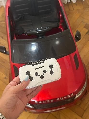 Range Rover Evoque uşaq elektro-mobil - Rəng: qırmızı, orijinal Range — 6