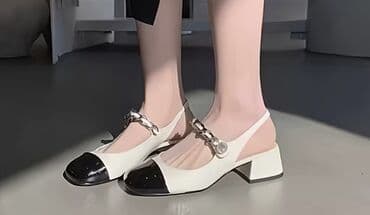 Tuflilər, Ölçü: 38, rəng - Ağ, İşlənmiş